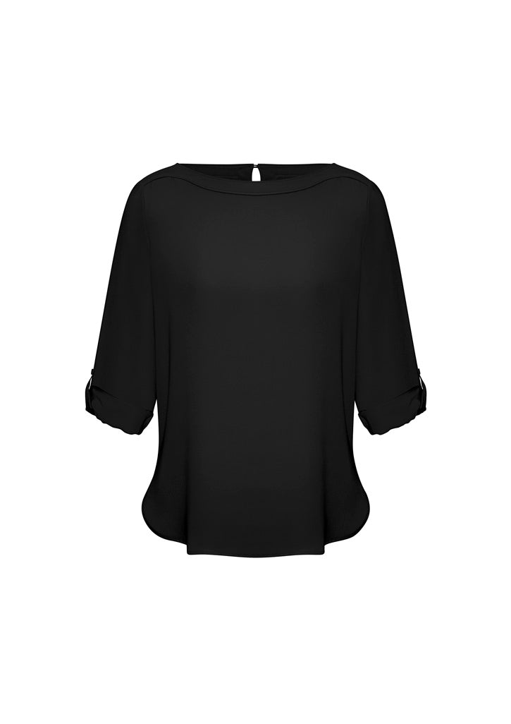 BIZ COLLECTION Womens Madison Boatneck Top S828LL
