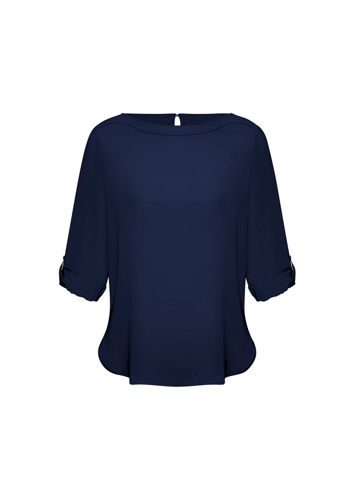 BIZ COLLECTION Womens Madison Boatneck Top S828LL