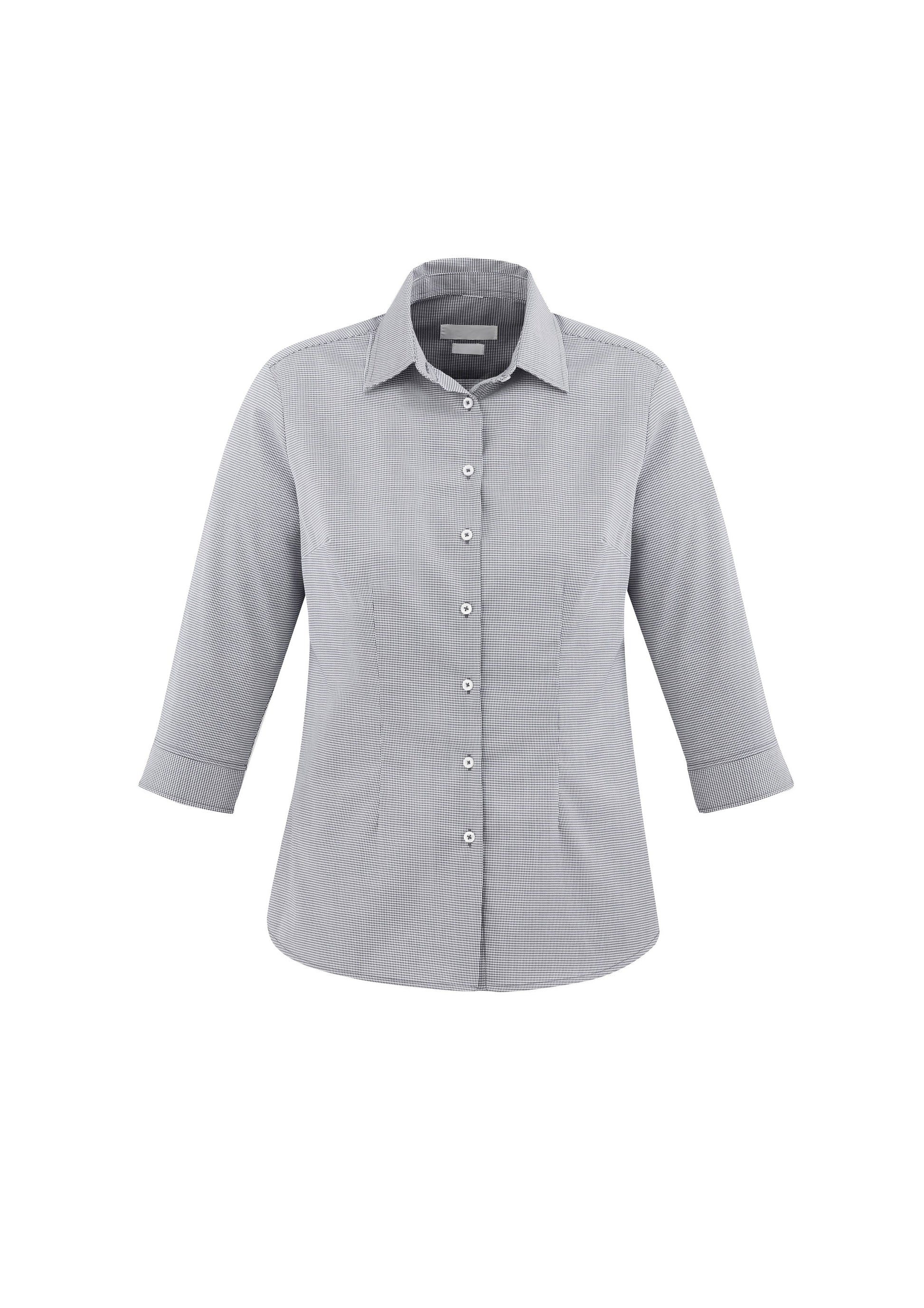 BIZ COLLECTION Womens Jagger 3/4 Sleeve Shirt S910LT