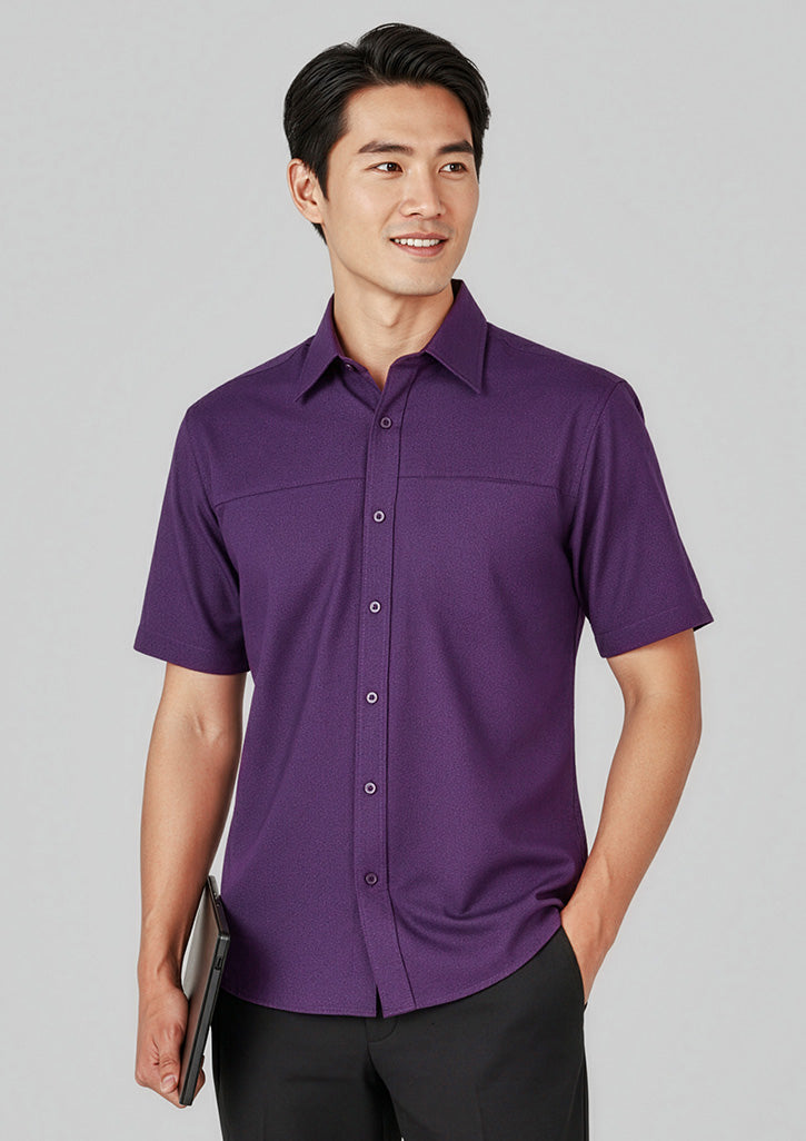BIZ COLLECTION Mens Oasis Short Sleeve Shirt SH3603