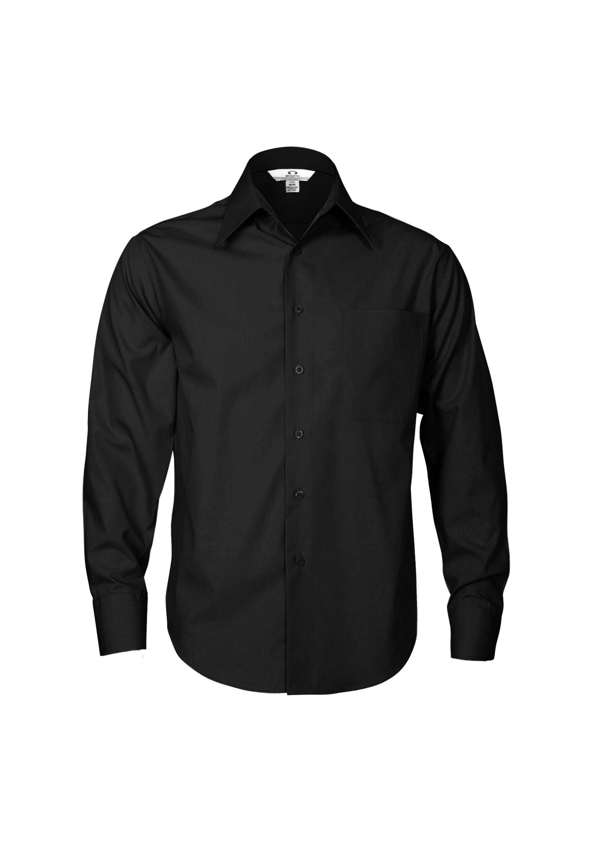 BIZ COLLECTION Mens Metro Long Sleeve Shirt SH714