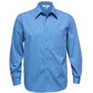 BIZ COLLECTION Mens Micro Check Long Sleeve Shirt SH816