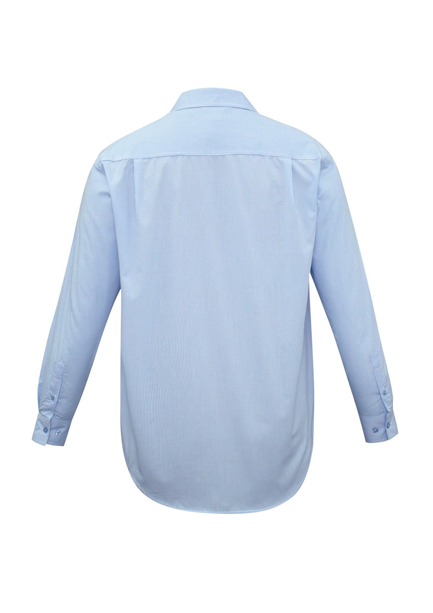 BIZ COLLECTION Mens Micro Check Long Sleeve Shirt SH816