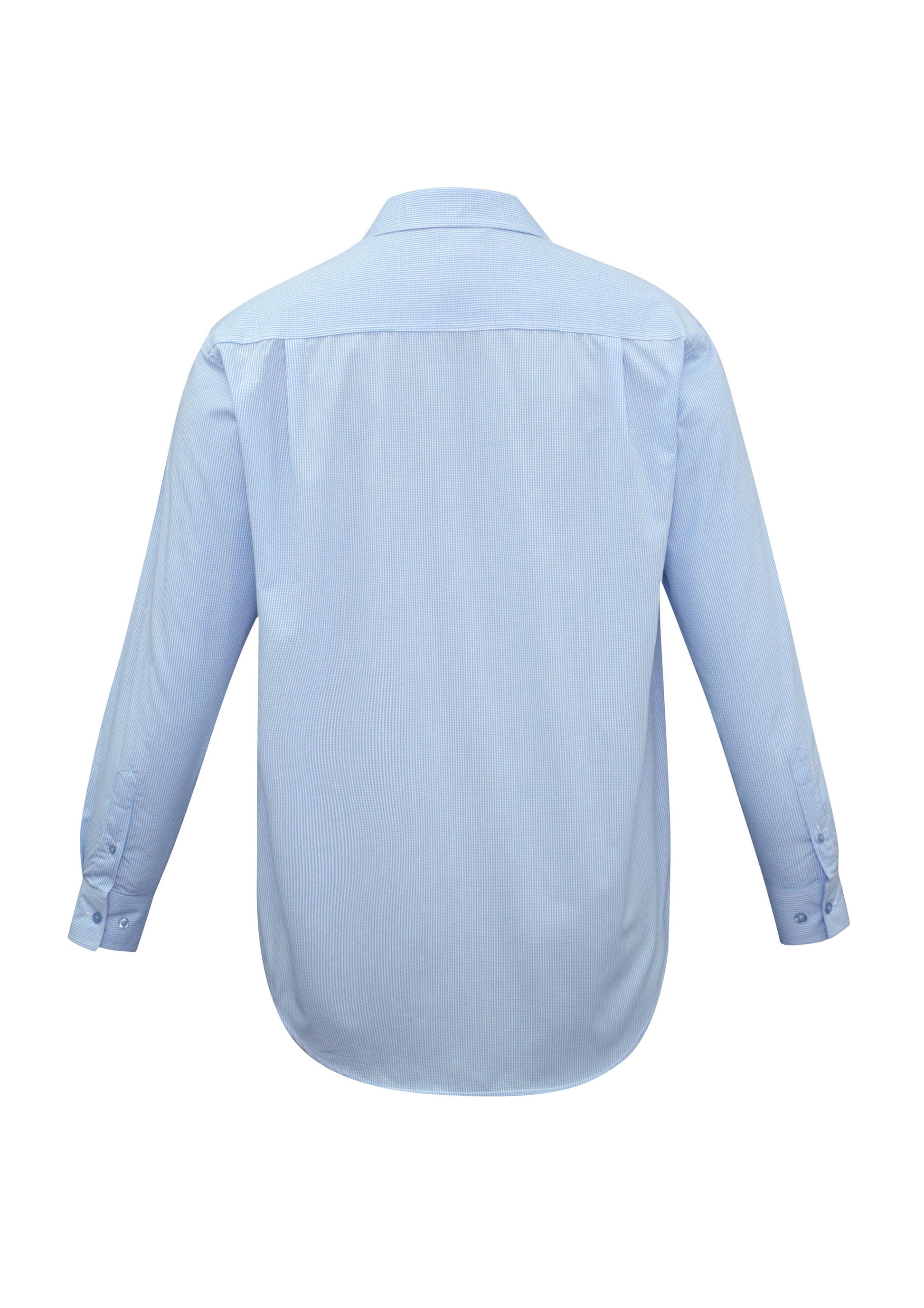 BIZ COLLECTION Mens Micro Check Long Sleeve Shirt SH816