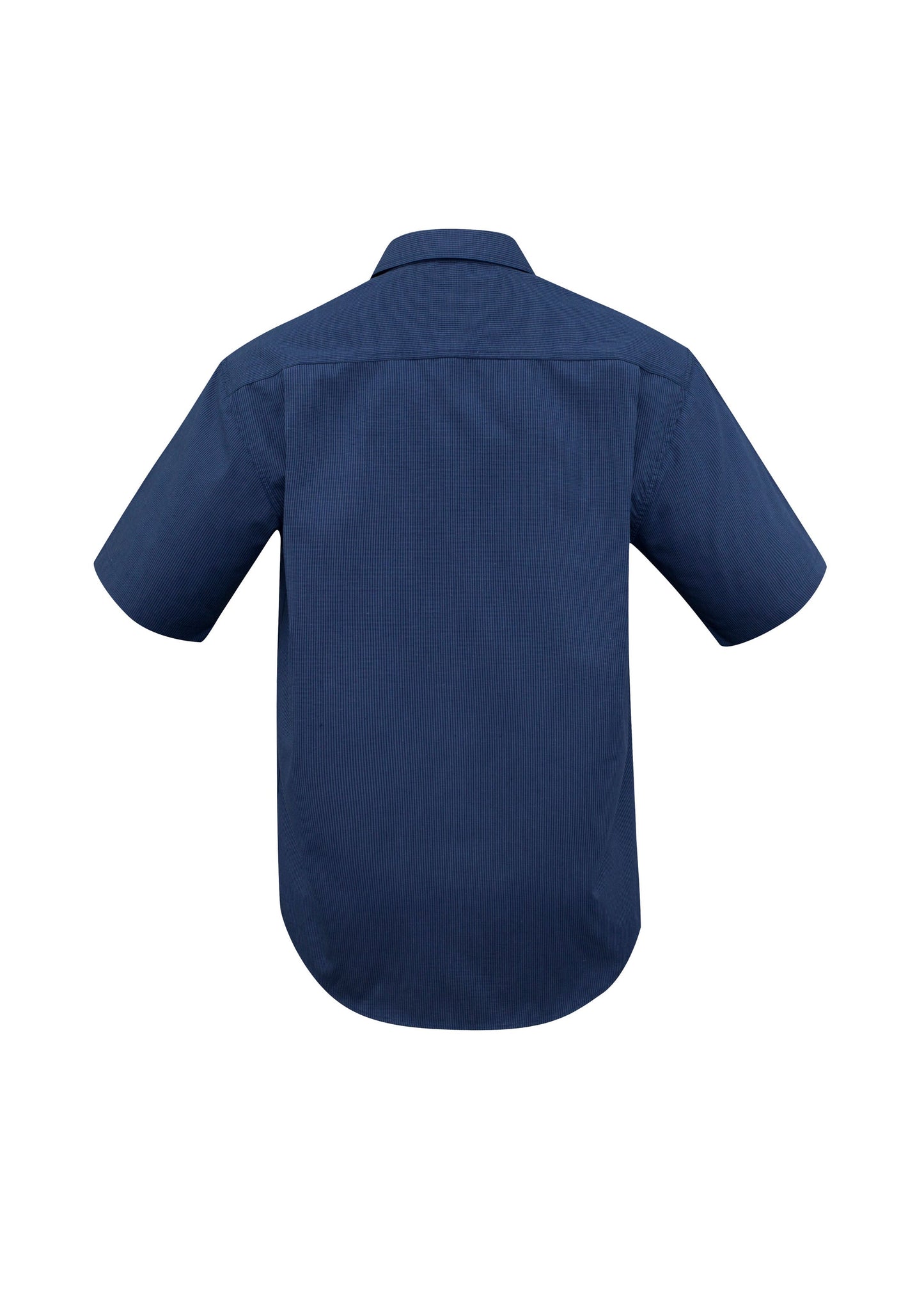 BIZ COLLECTION Mens Micro Check Short Sleeve Shirt SH817
