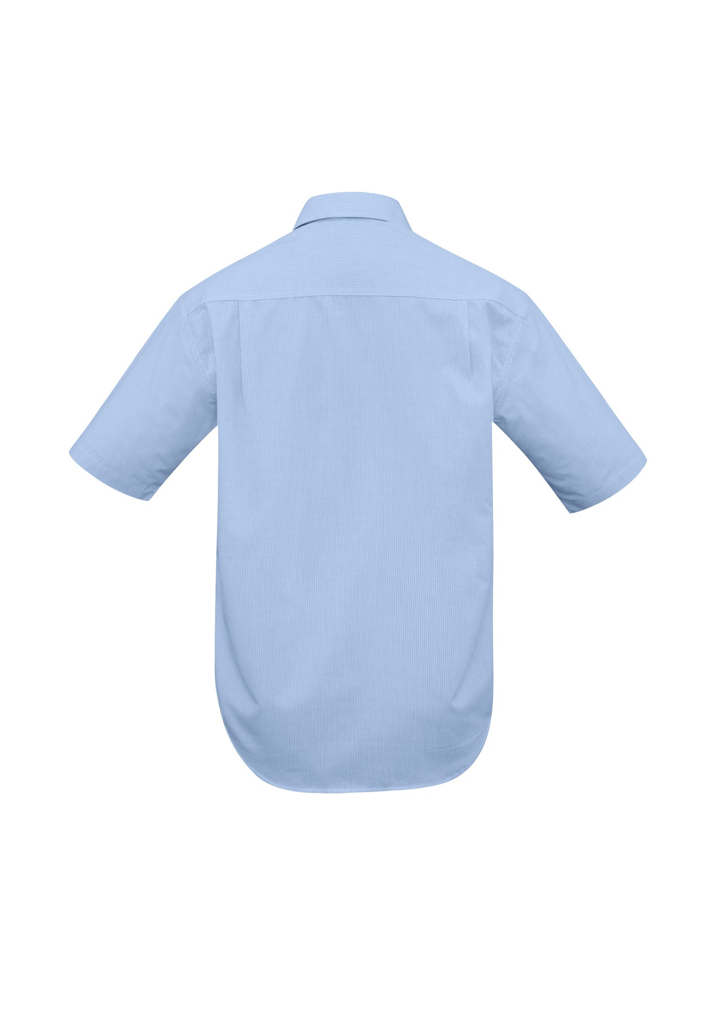 BIZ COLLECTION Mens Micro Check Short Sleeve Shirt SH817