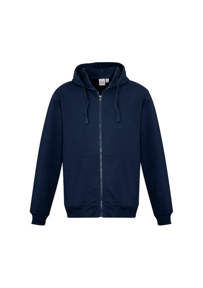 BIZ COLLECTION Mens Crew Zip Hoodie SW762M