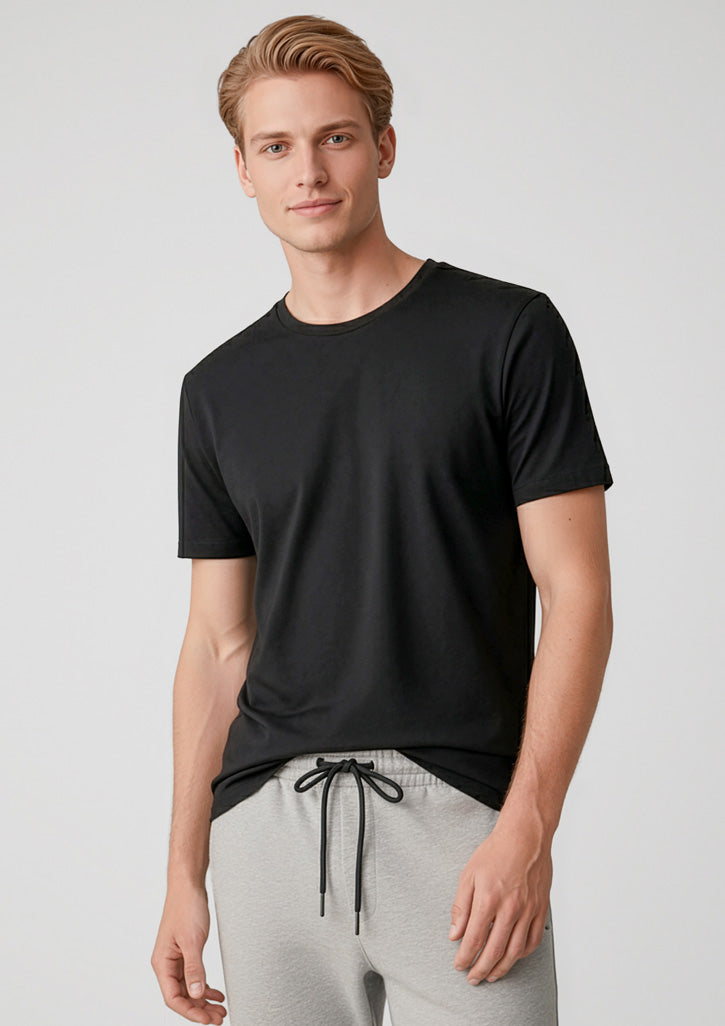 BIZ COLLECTION Mens Action Short Sleeve Tee T207MS