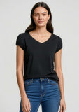 BIZ COLLECTION Womens Viva Short Sleeve Tee T403L