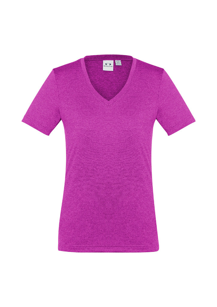 BIZ COLLECTION Womens Aero Short Sleeve Tee T800LS Clearance