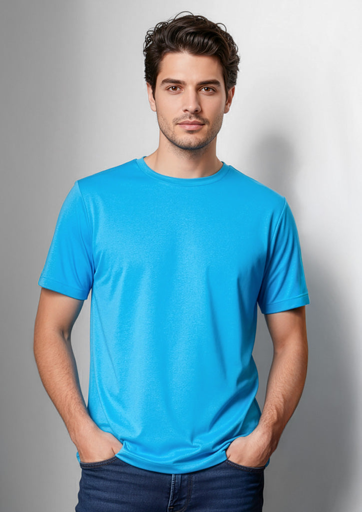 BIZ COLLECTION Mens Aero Short Sleeve Tee T800MS