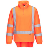 TM601 - TTMC-W17 Hi-Vis X Back 1/4 Zip Polar Fleece