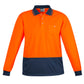 SYZMIK Unisex Hi Vis Basic Long Sleeve Polo ZH232