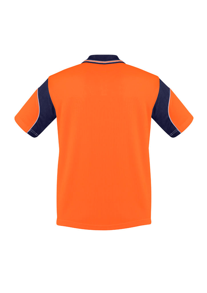 SYZMIK Mens Hi Vis Aztec Short Sleeve Polo ZH248