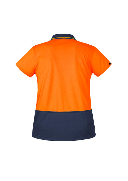 SYZMIK Womens Hi Vis Basic Short Sleeve Polo ZH731