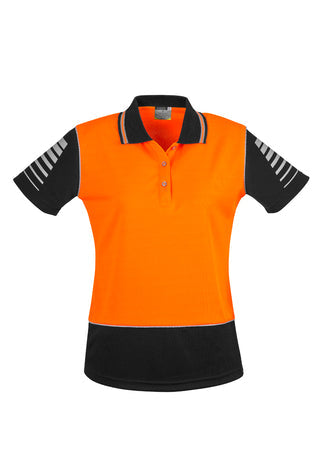 SYZMIK Womens Hi Vis Zone Polo ZHL236 Clearance