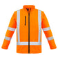 SYZMIK Unisex Hi Vis X Back 2 In 1 Softshell Jacket ZJ680