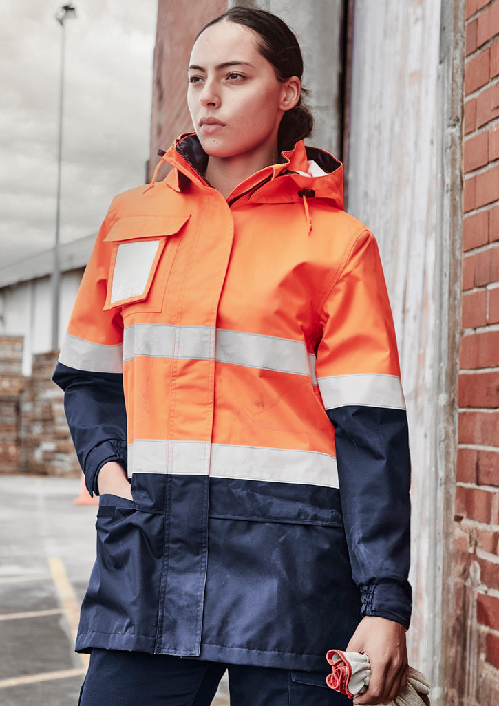 SYZMIK Womens Hi Vis Ultralite Waterproof Jacket ZJ757