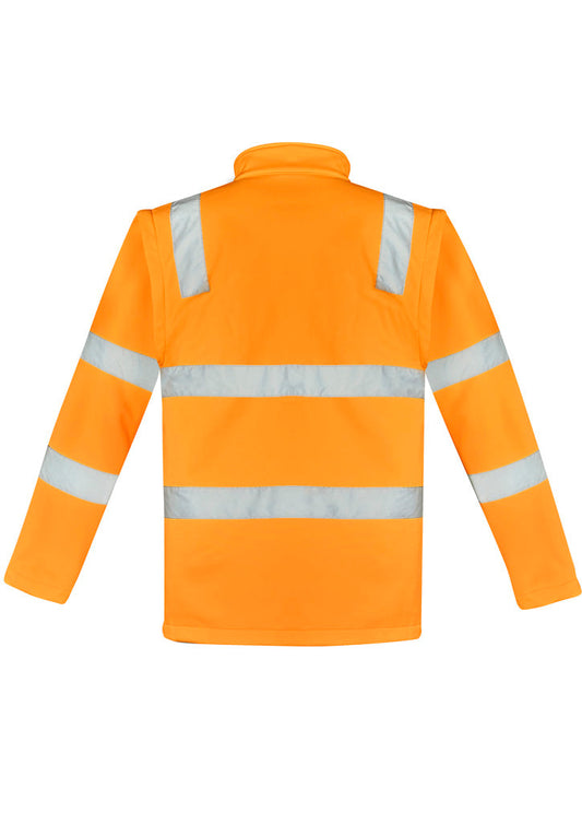 SYZMIK Unisex Hi Vis VIC Rail 2 In 1 Softshell Jacket ZJ780