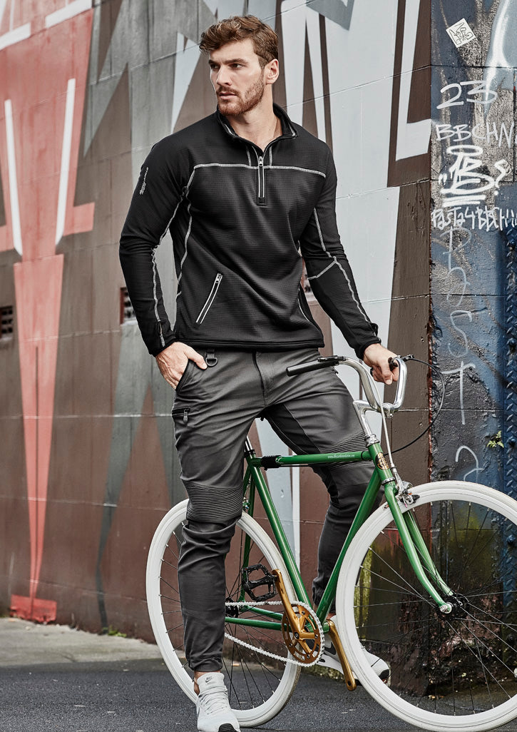 SYZMIK Mens Streetworx Stretch Pant - Cuffed ZP340