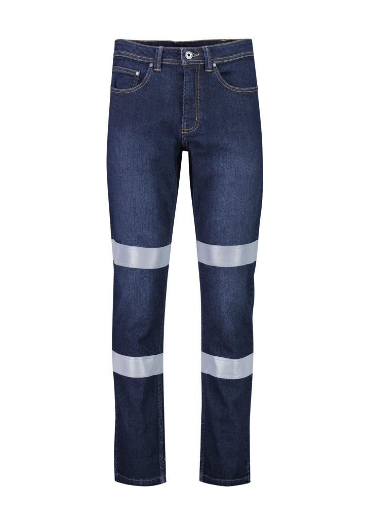 SYZMIK Mens Bio Motion Taped Stretch Jean ZP907