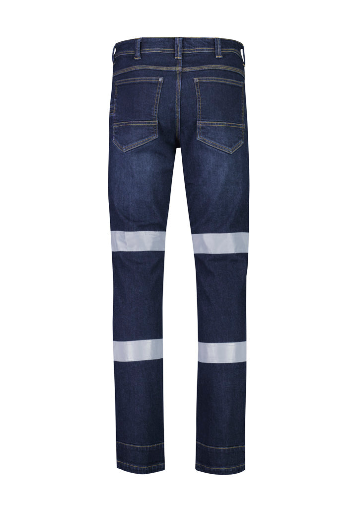 SYZMIK Mens Bio Motion Taped Stretch Jean ZP907
