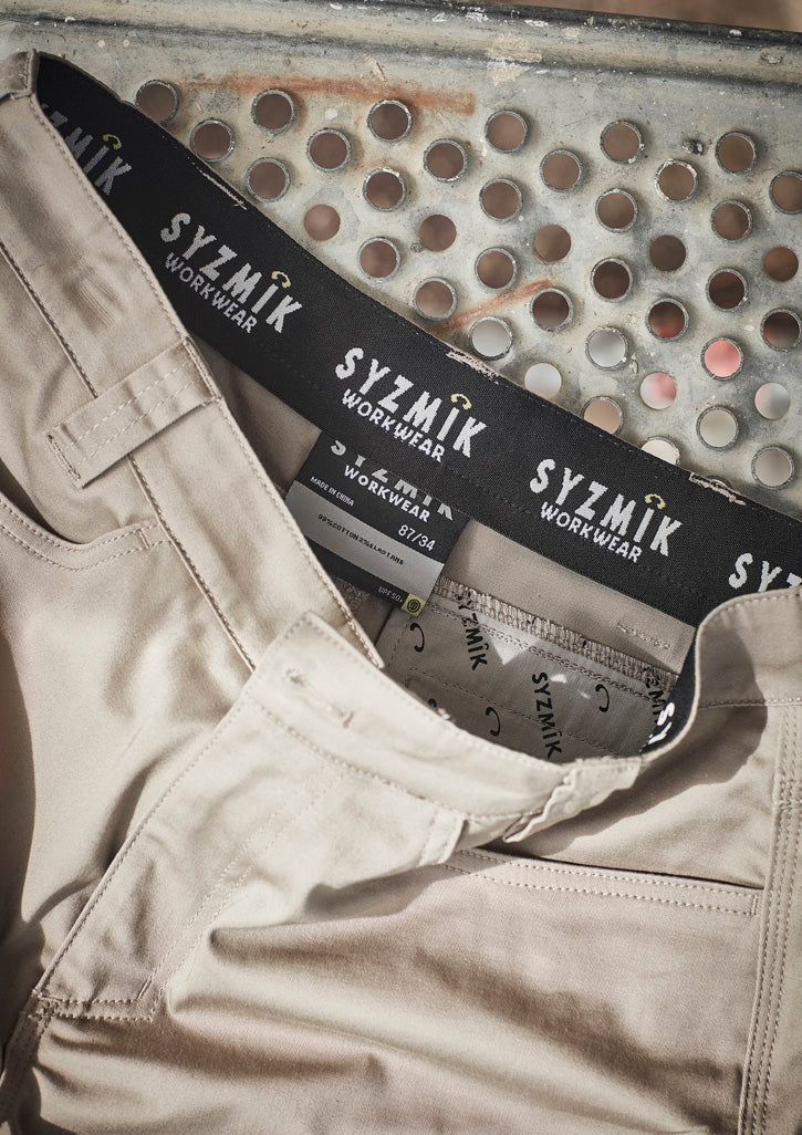 SYZMIK Mens Essential Stretch Cargo Short ZS235
