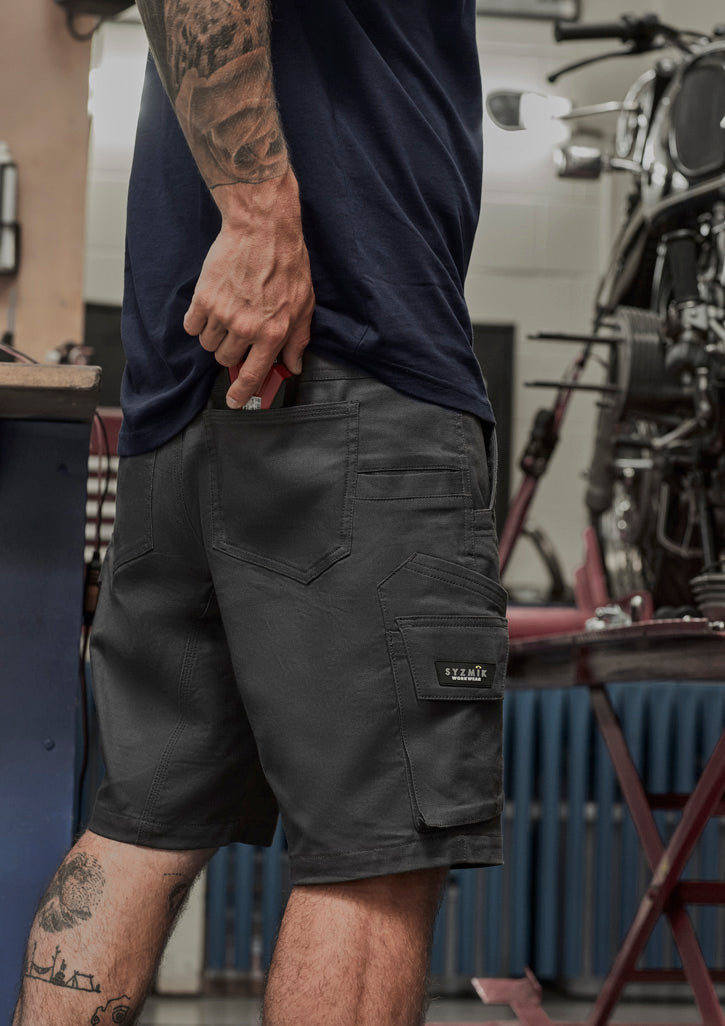 SYZMIK Mens Rugged Cooling Stretch Short ZS605