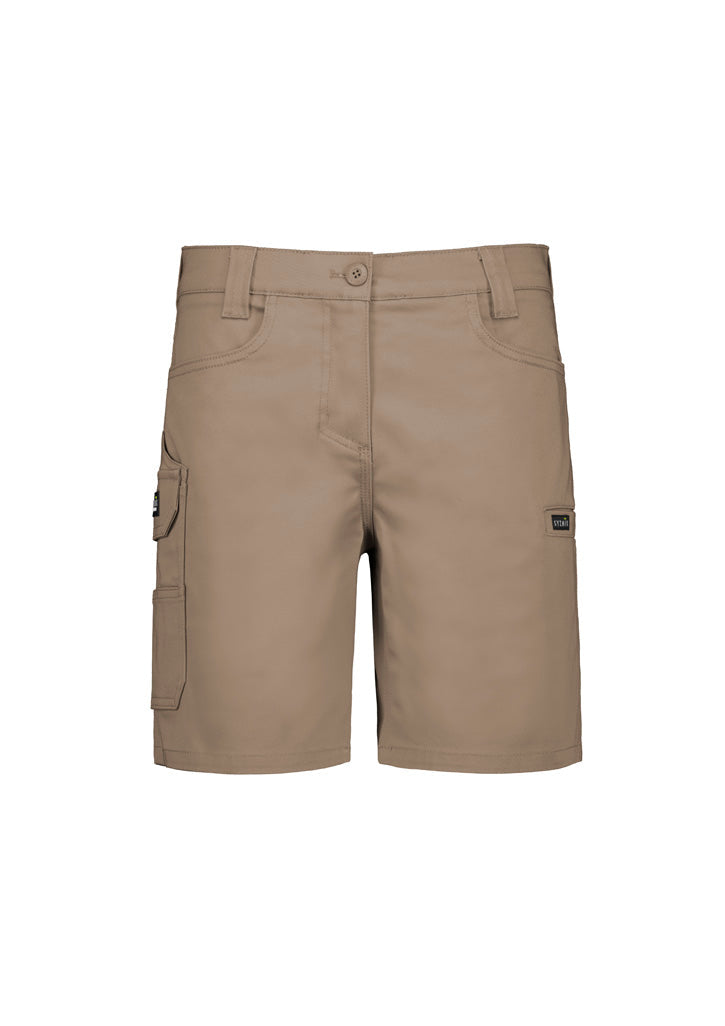 SYZMIK Womens Essential Stretch Cargo Short ZS735