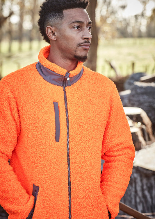 SYZMIK Unisex Streetworx Full Zip Sherpa Fleece ZT285