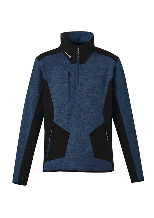 SYZMIK Unisex Streetworx Reinforced Knit 1/2 Zip Pullover ZT380