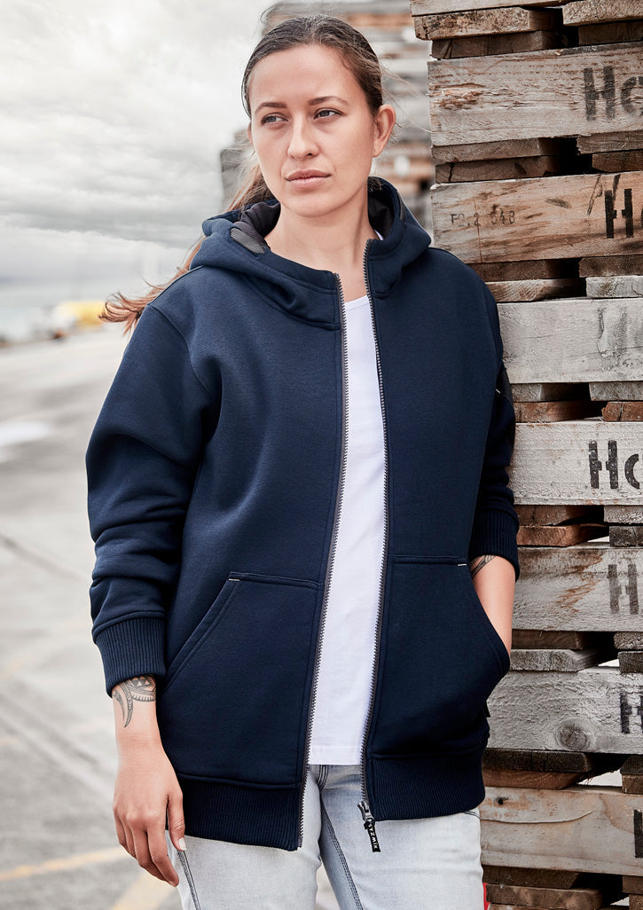 SYZMIK Unisex Zip Front Multi-Pocket Hoodie ZT468