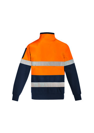 SYZMIK Mens Hi Vis 1/4 Zip Pullover - Hoop Taped ZT566 Clearance