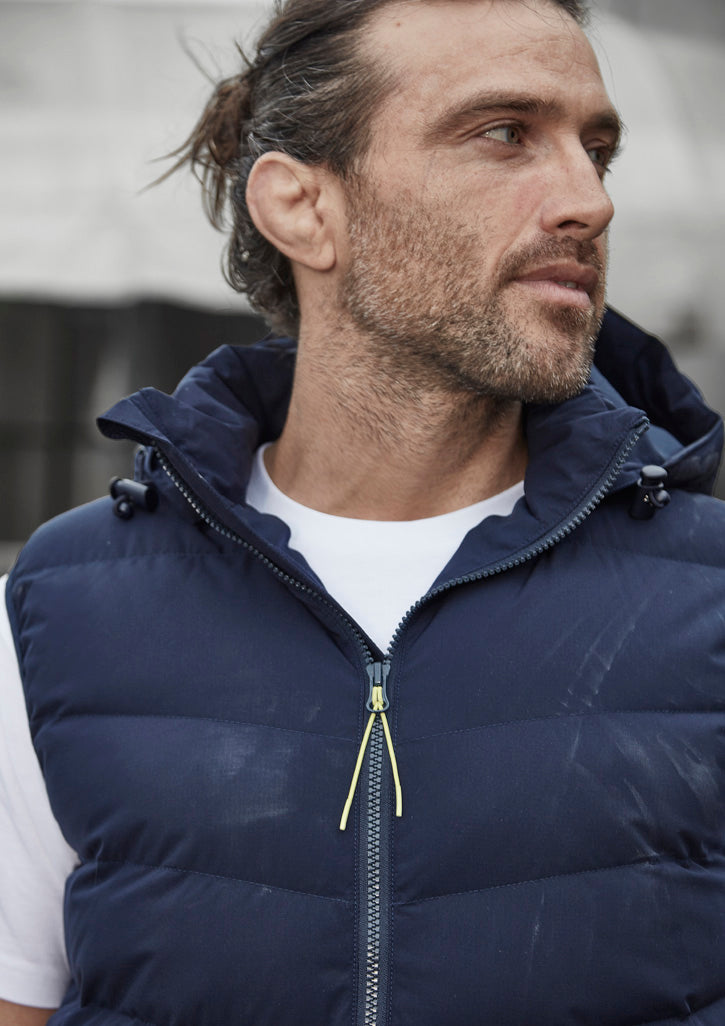 SYZMIK Unisex Streetworx Hooded Puffer Vest ZV245