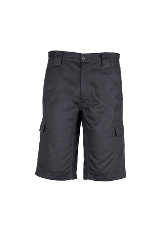 SYZMIK Mens Midweight Drill Cargo Short ZW012