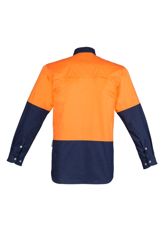 SYZMIK Mens Industrial Long Sleeve Shirt ZW122