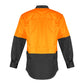 SYZMIK Mens Rugged Cooling Hi Vis Long Sleeve Shirt ZW128