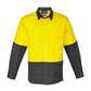 SYZMIK Mens Rugged Cooling Hi Vis Long Sleeve Shirt ZW128