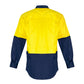 SYZMIK Mens Rugged Cooling Hi Vis Long Sleeve Shirt ZW128