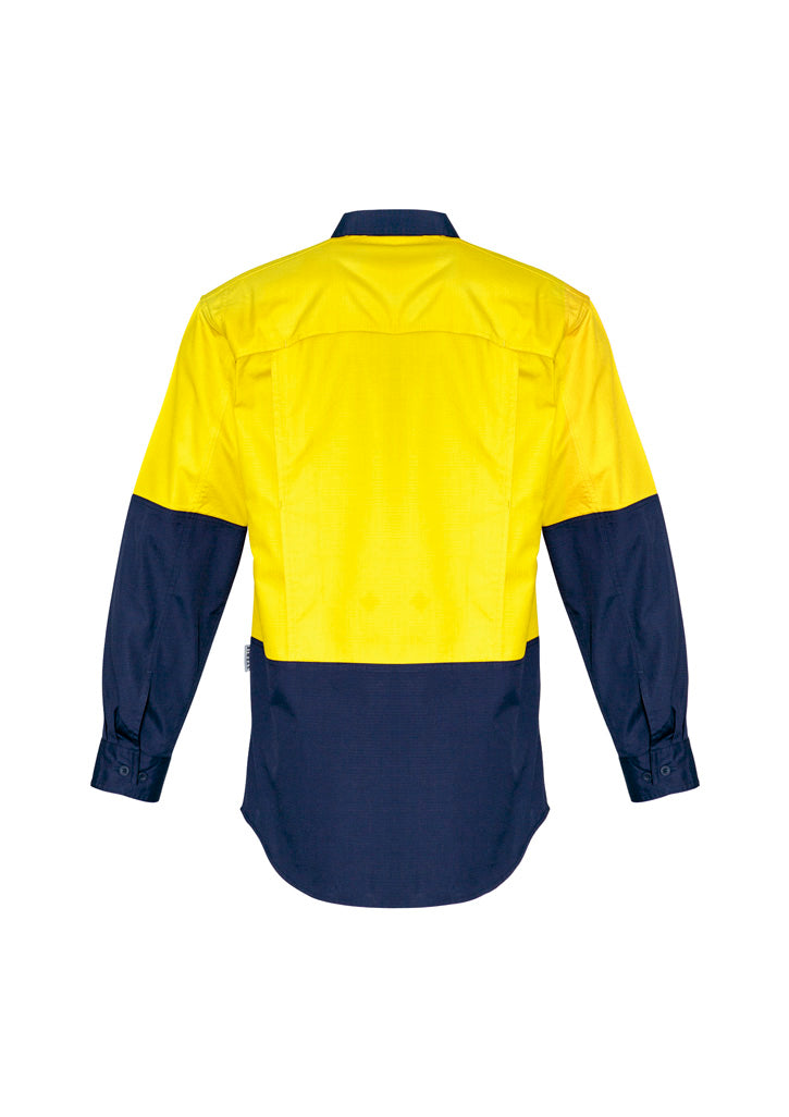 SYZMIK Mens Rugged Cooling Hi Vis Long Sleeve Shirt ZW128