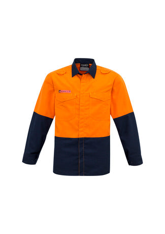 SYZMIK Mens Hi Vis Spliced Shirt ZW138 Clearance