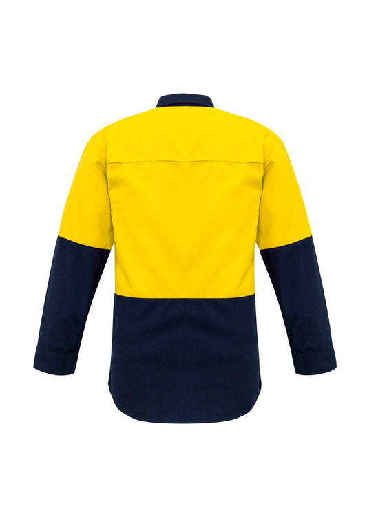 SYZMIK Mens Hi Vis Spliced Shirt ZW138 Clearance