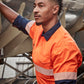 SYZMIK Mens Rugged Cooling Hi Vis Segmented Tape Long Sleeve Shirt ZW229