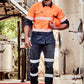SYZMIK Mens Rugged Cooling Hi Vis Segmented Tape Long Sleeve Shirt ZW229