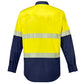 SYZMIK Mens Rugged Cooling Hi Vis Segmented Tape Long Sleeve Shirt ZW229