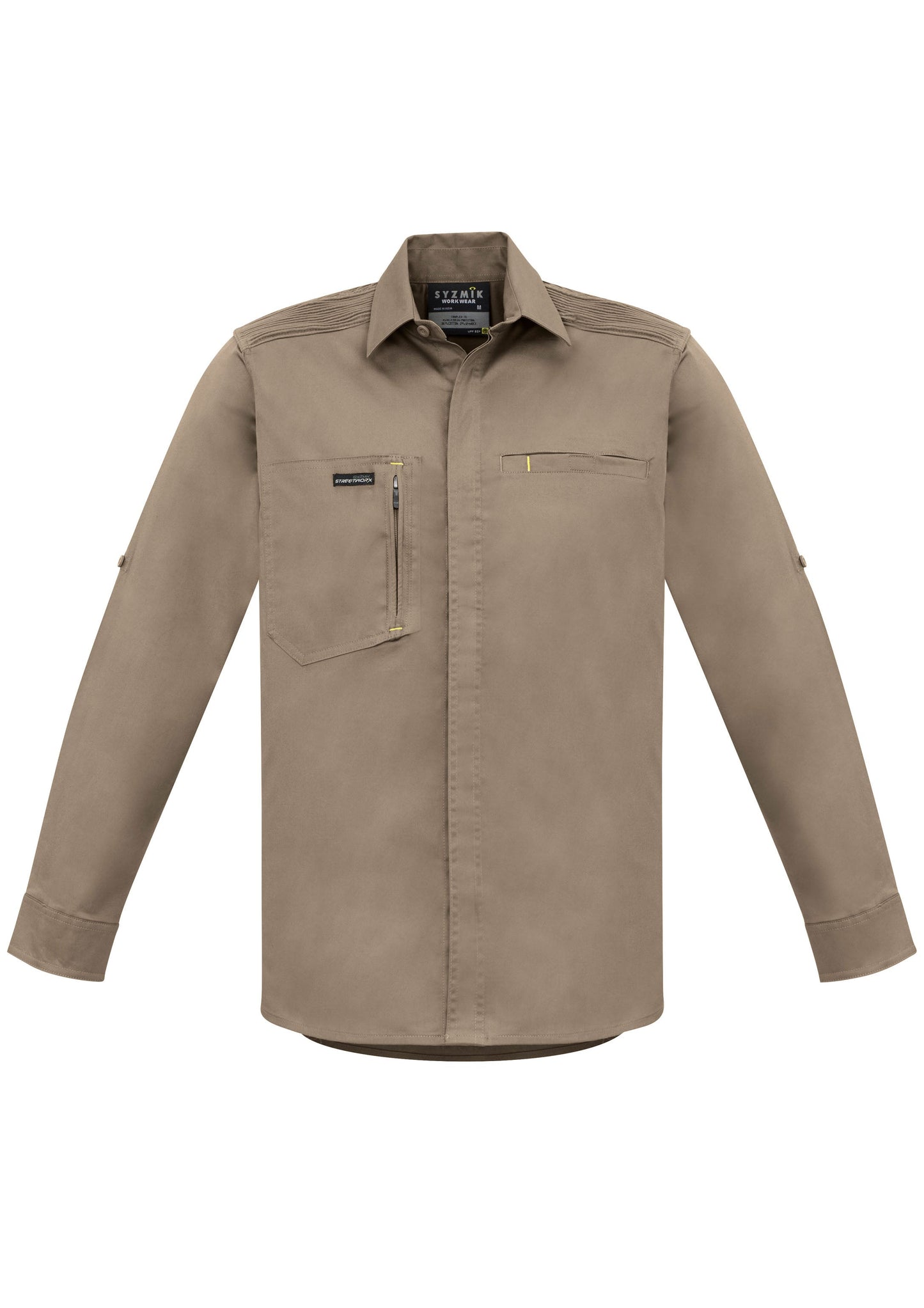 SYZMIK Mens Streetworx L/S Stretch Shirt ZW350 Clearance
