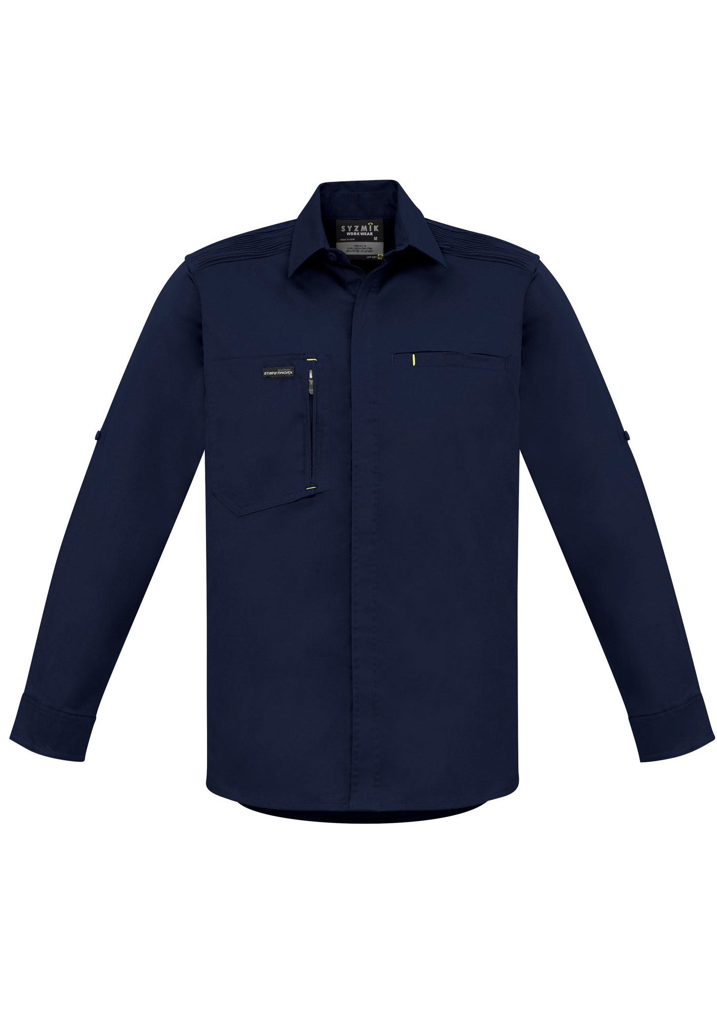 SYZMIK Mens Streetworx L/S Stretch Shirt ZW350 Clearance