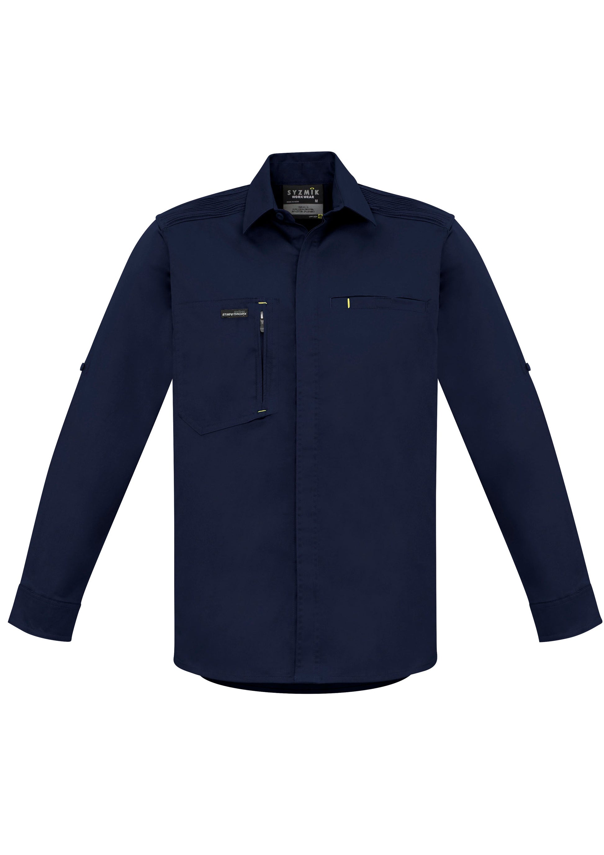 SYZMIK Mens Streetworx L/S Stretch Shirt ZW350 Clearance