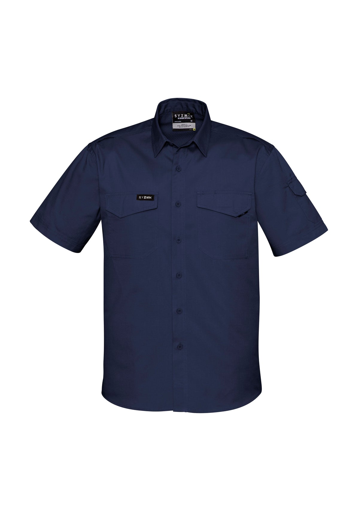 SYZMIK Mens Rugged Cooling Short Sleeve Shirt ZW405