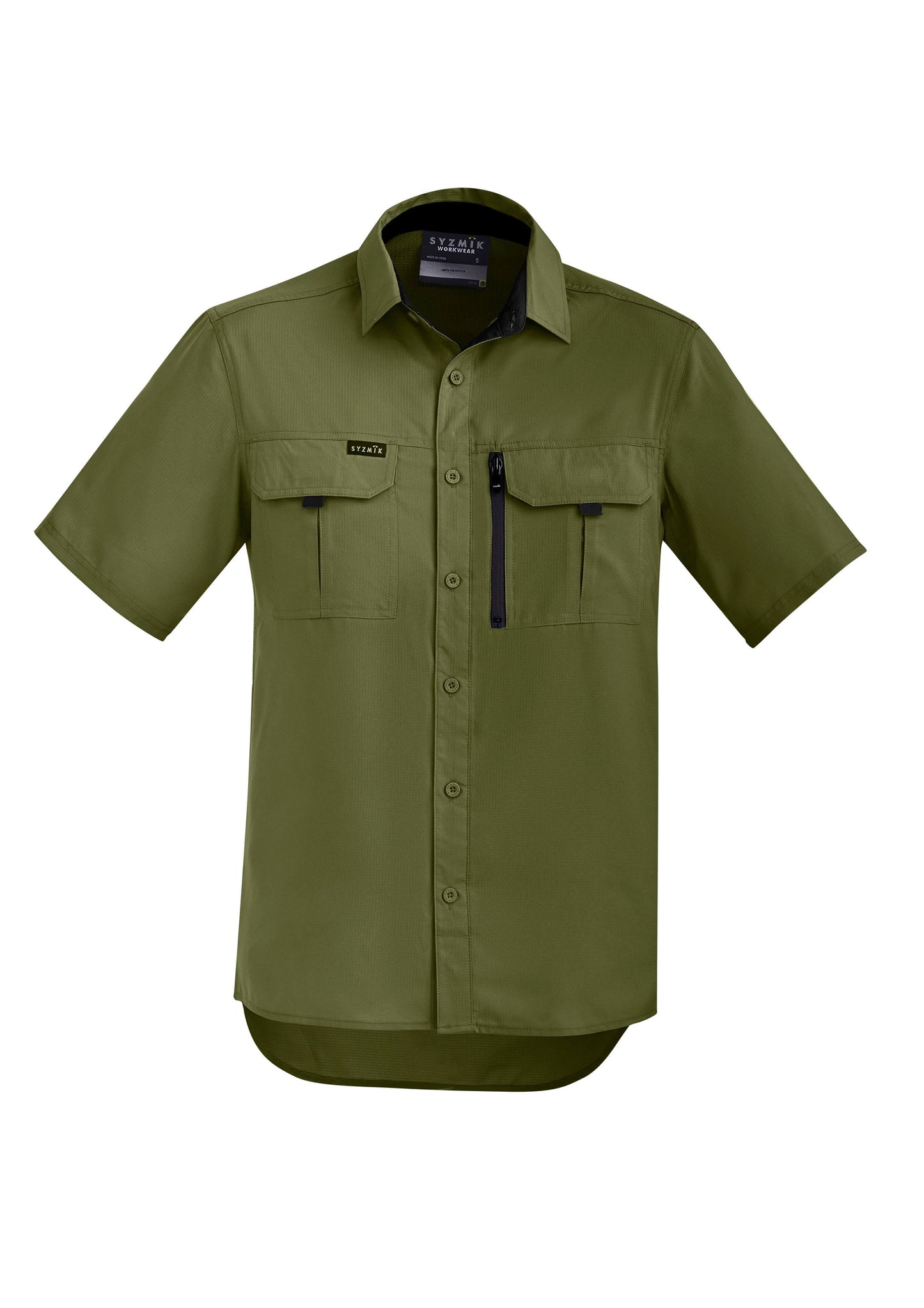 SYZMIK Mens Outdoor Short Sleeve Shirt ZW465